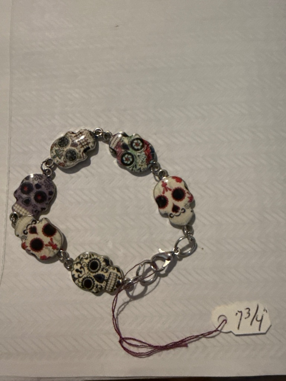 7 3/4 inch Day of the Dead Bracelets